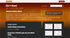 Desktop Screenshot of clivemaund.com